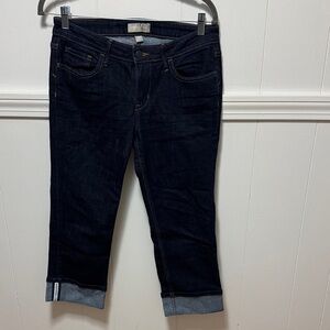 Banana Republic Cropped Dark Blue Women's Jeans